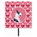 Micasa 4.25 x 7 in. Great Dane Valentines Love and Hearts Leash Or Key Holder MI718758